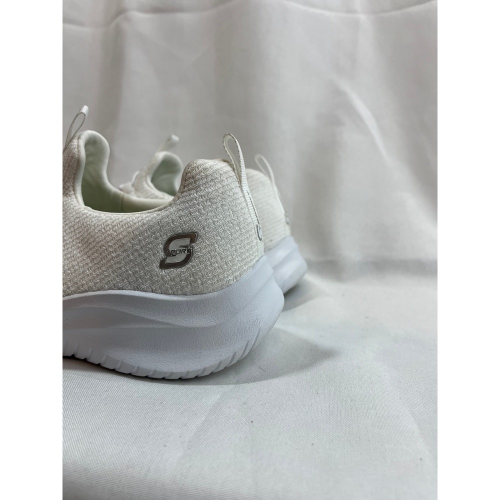 S Sport by Skechers Women 8 White Slip On Memory Foam Sneakers F190-10 096011312 - Picture 3 of 7